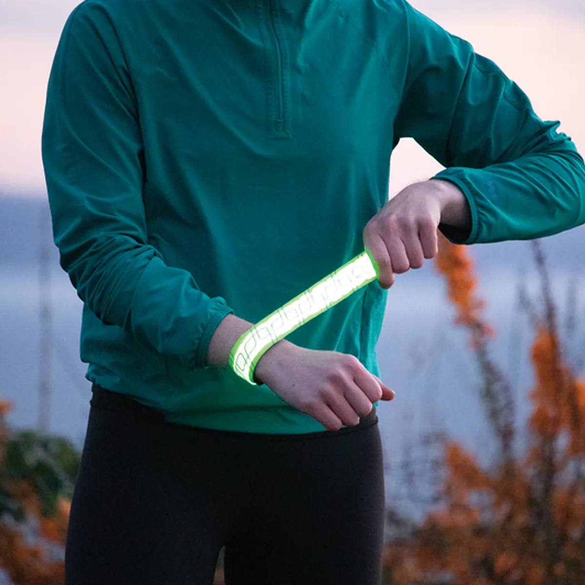 Full-Viz USB-C Flashing Slap Band