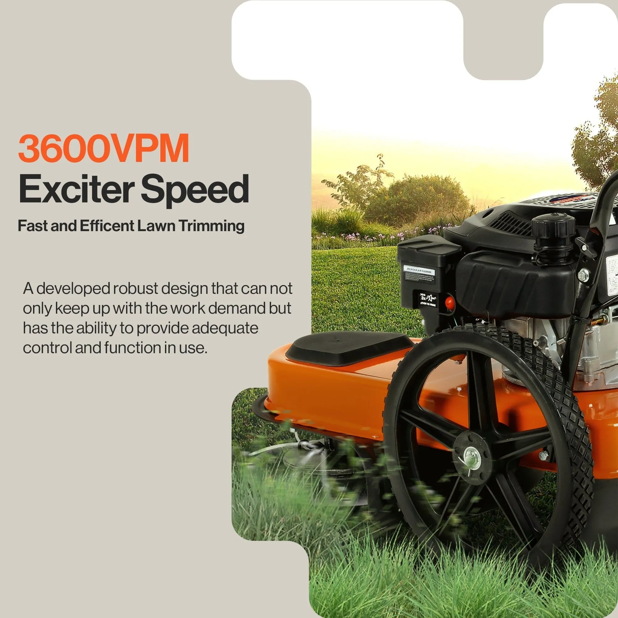 Gas String Trimmer Pro - 170cc, 22" Cut, All-Terrain Mastery