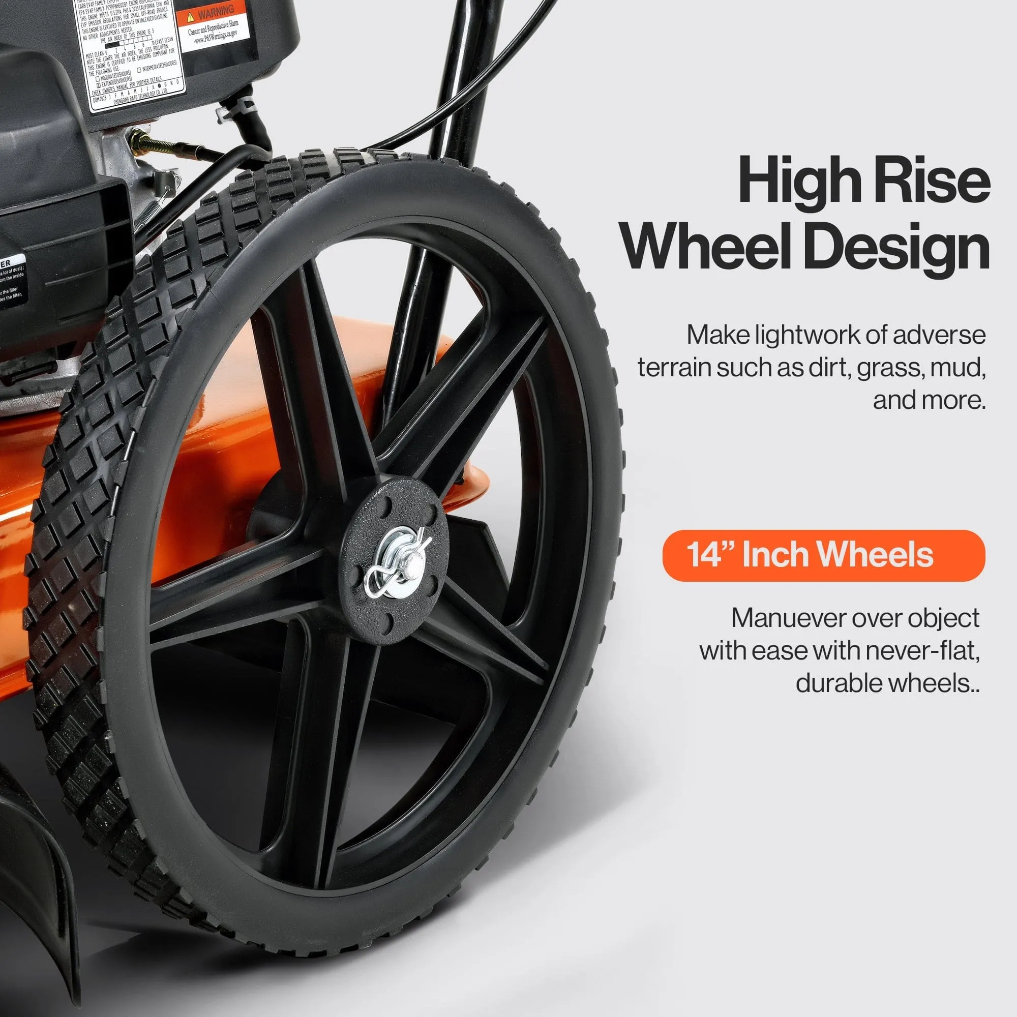 Gas String Trimmer Pro - 170cc, 22" Cut, All-Terrain Mastery