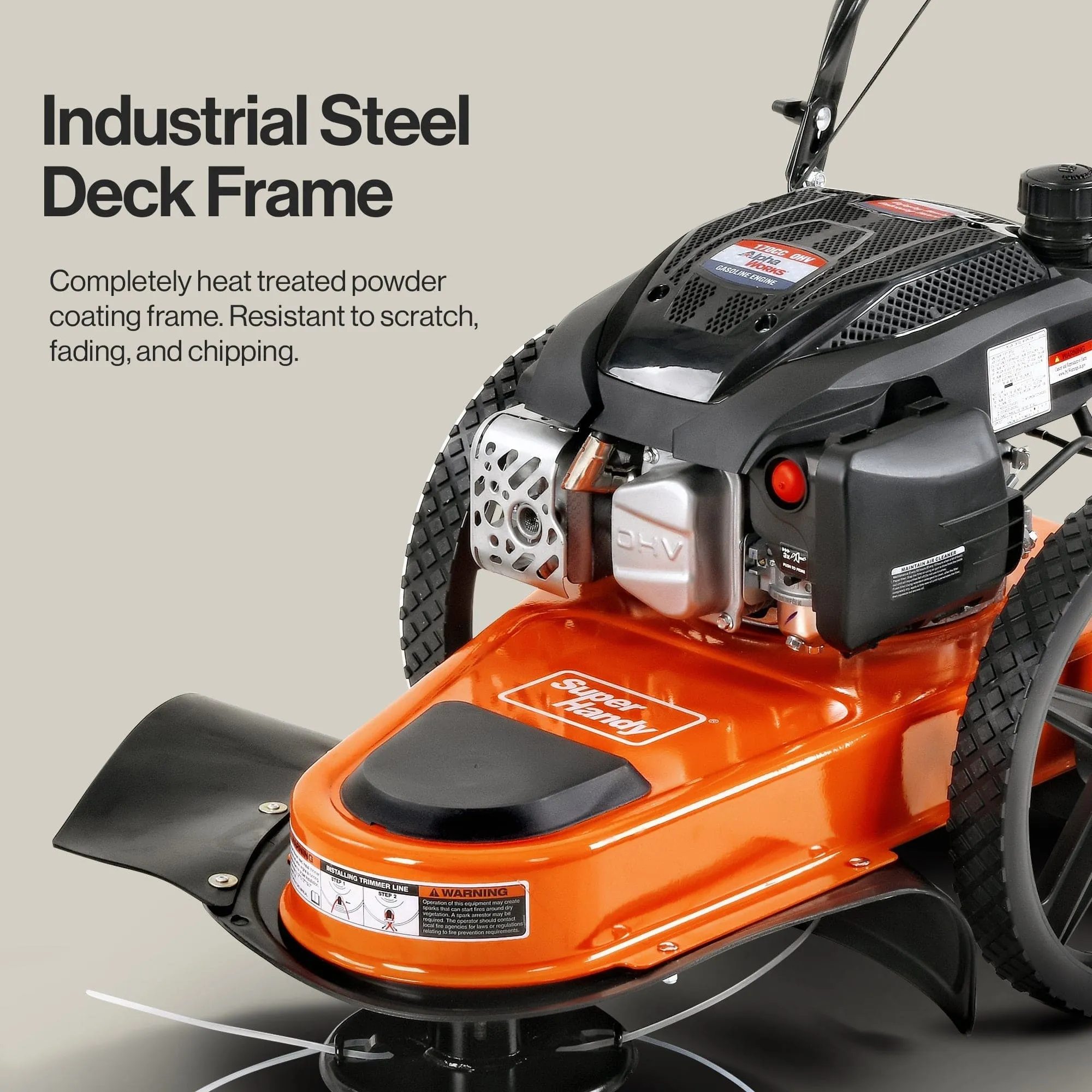 Gas String Trimmer Pro - 170cc, 22" Cut, All-Terrain Mastery