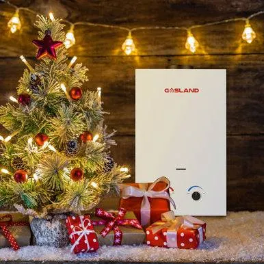 Gasland Outdoor Portable Tankless Water Heater - 2.11 GPM 8L - White