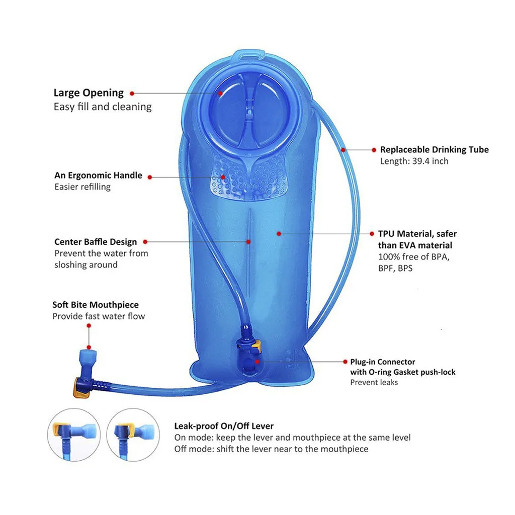 Hydration Water Bladder 2L/2.5L/3L