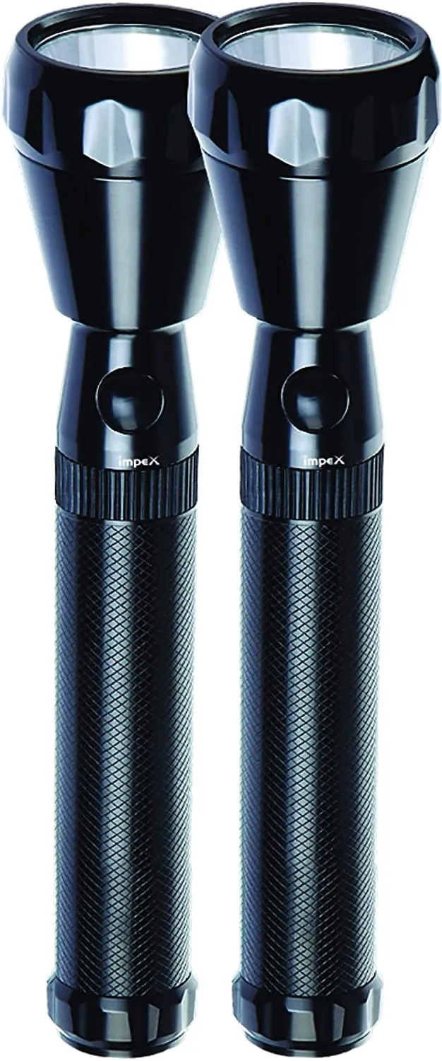 Impex CB 2222 5W 2000mAh CREE LED Rechargeable Flashlight with Wide Voltage DC Durable Switch