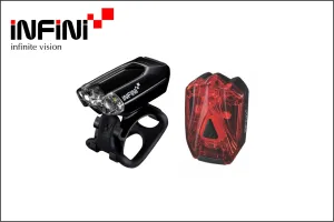 Infini Lava Rechargeable Front & Rear Lights (LT-I-260WR)