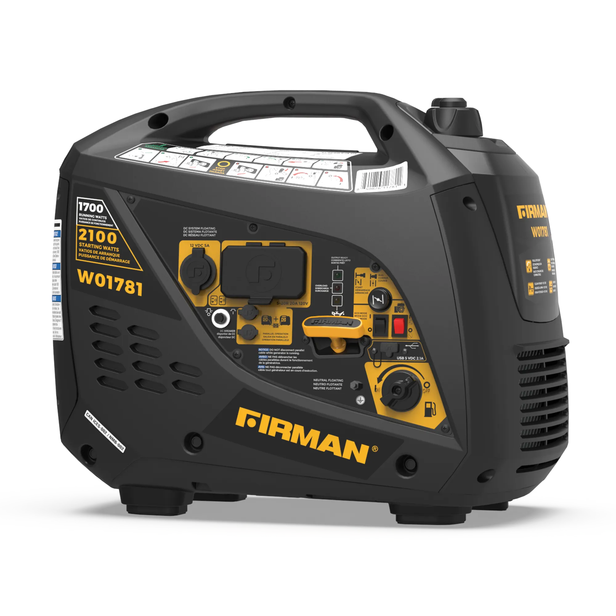 Inverter Portable Generator 2100W Recoil Start