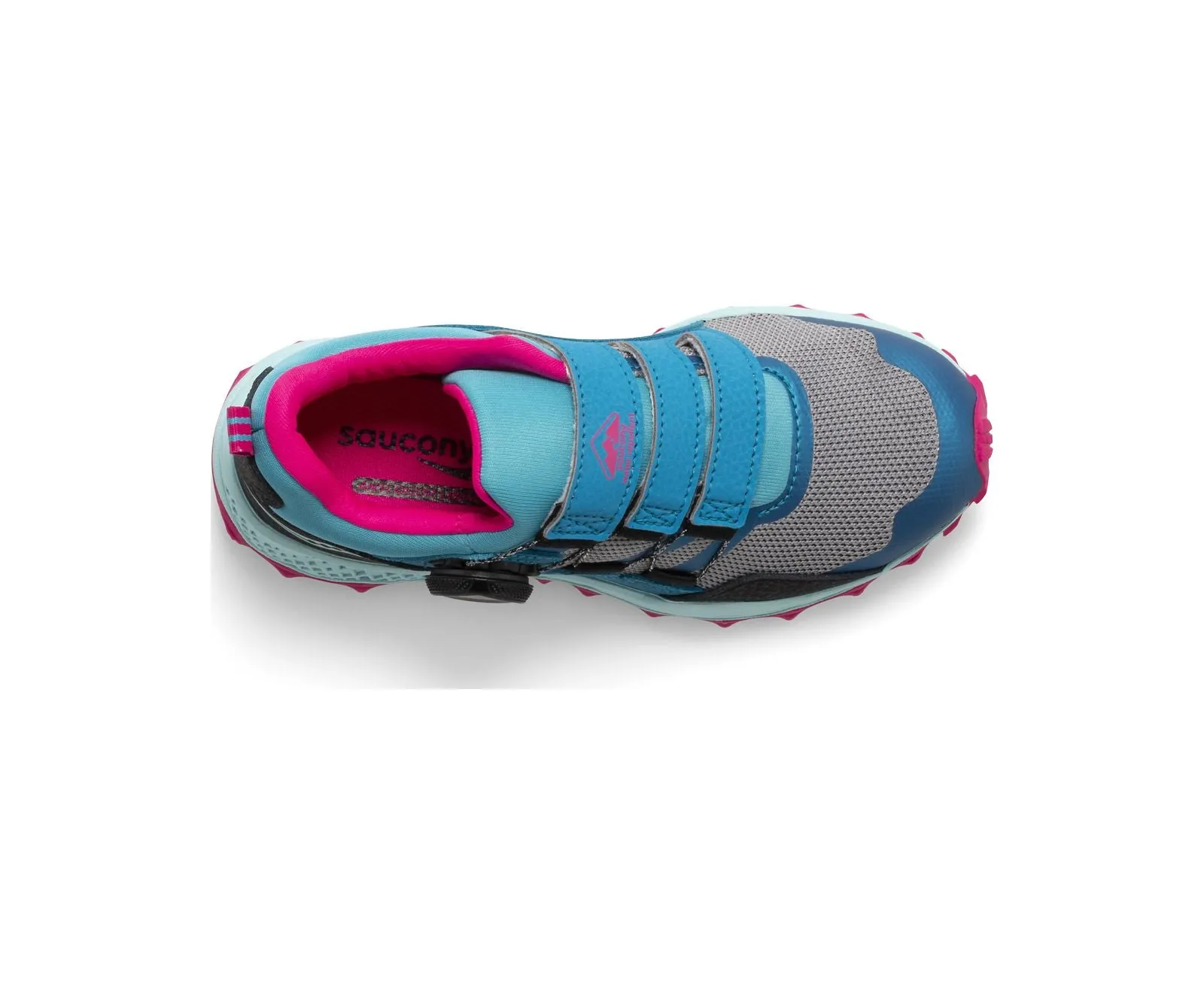 KID'S PEREGRINE 12 SHIELD BOA - TURQUOISE/PINK