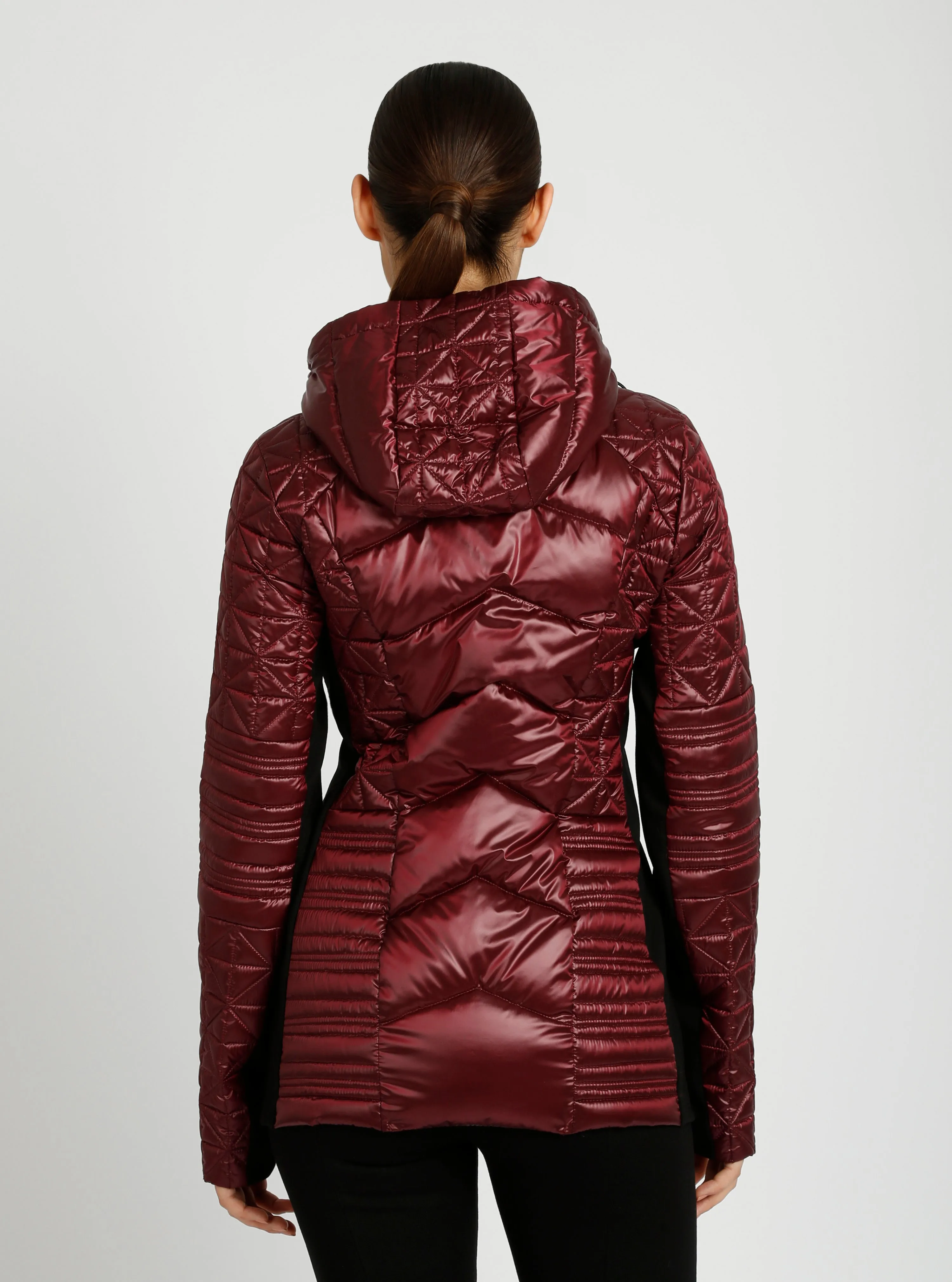 Lightweight Hooded Packable Mid Length Puffer