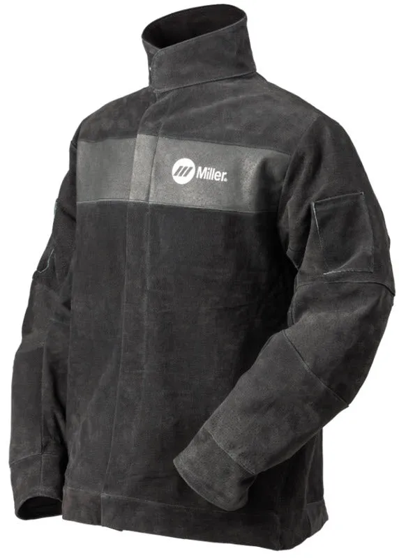 Miller Leather Welding Jacket Size 4XL - Split Pigskin Leather 273218