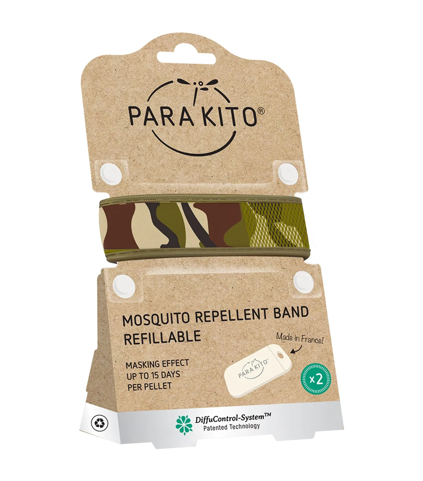 Mosquito Repellant Wristband - Camouflage