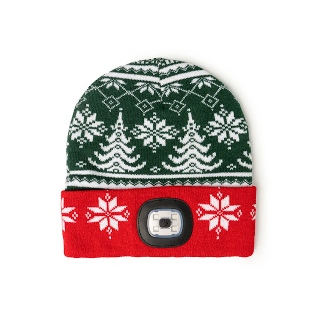 Night Scope North Pole Rechargeable LED Beanie
