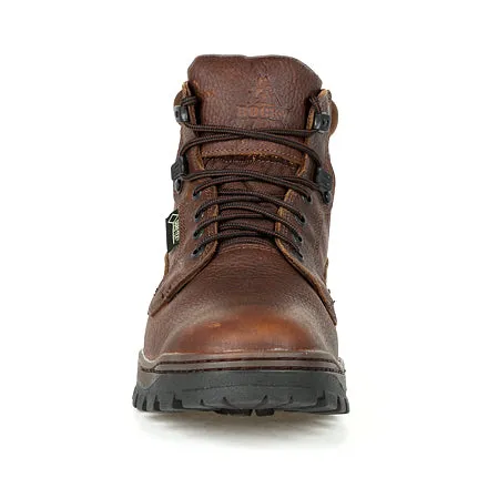 Rocky Men's 5" Outback Waterproof Plain Toe Outdoor Boot - Brown RKS0389