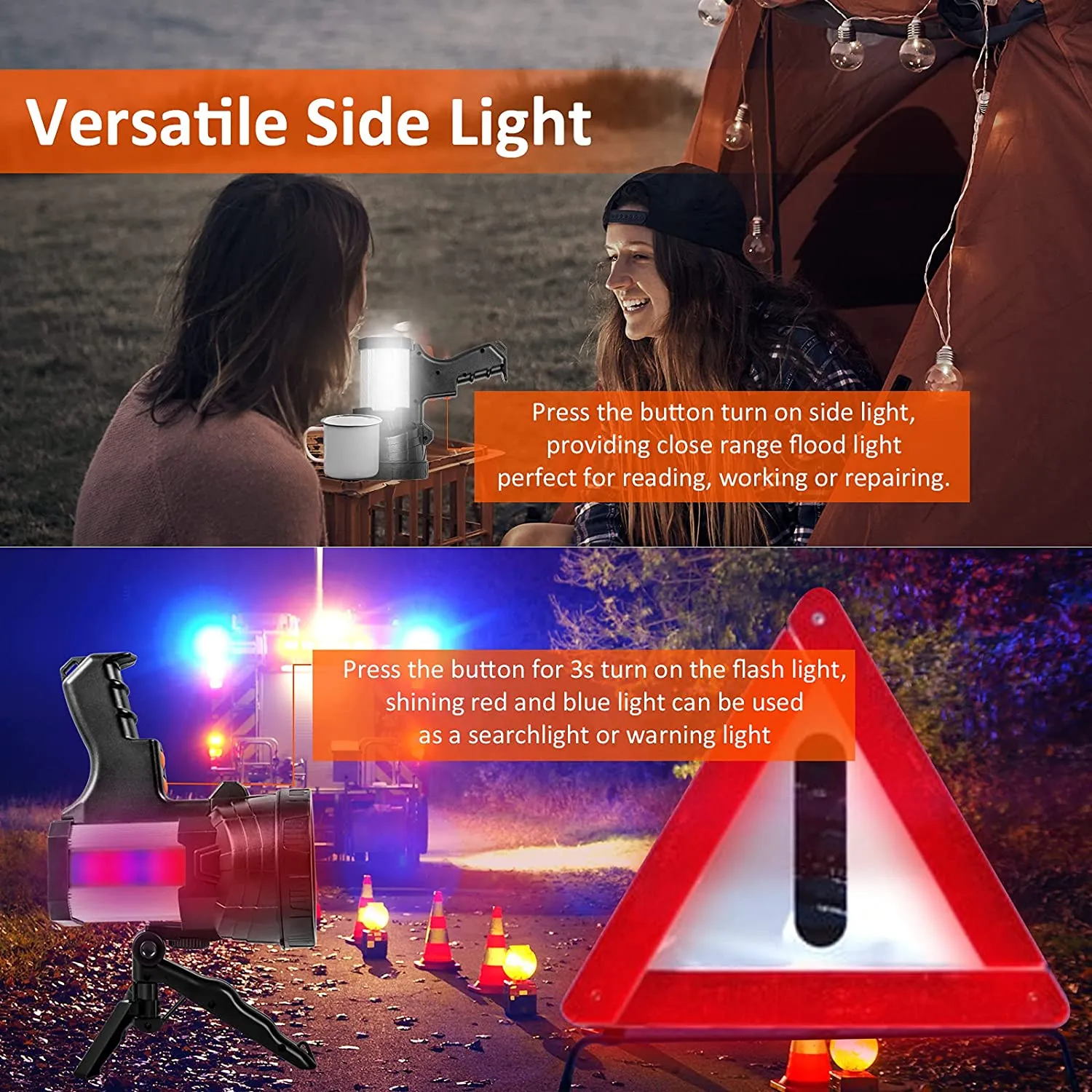 Samyoung Spotlight 10000 Lumen 6 Light Modes