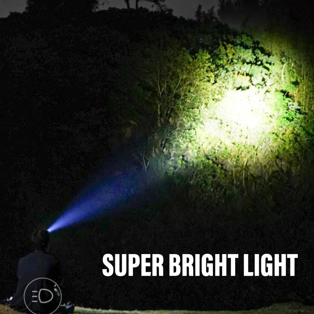 Sensor Rechargeable Headlight LED Head Flashlight Super Bright Camping Portable Fishing Head Torch Multiple Lighting Modes
