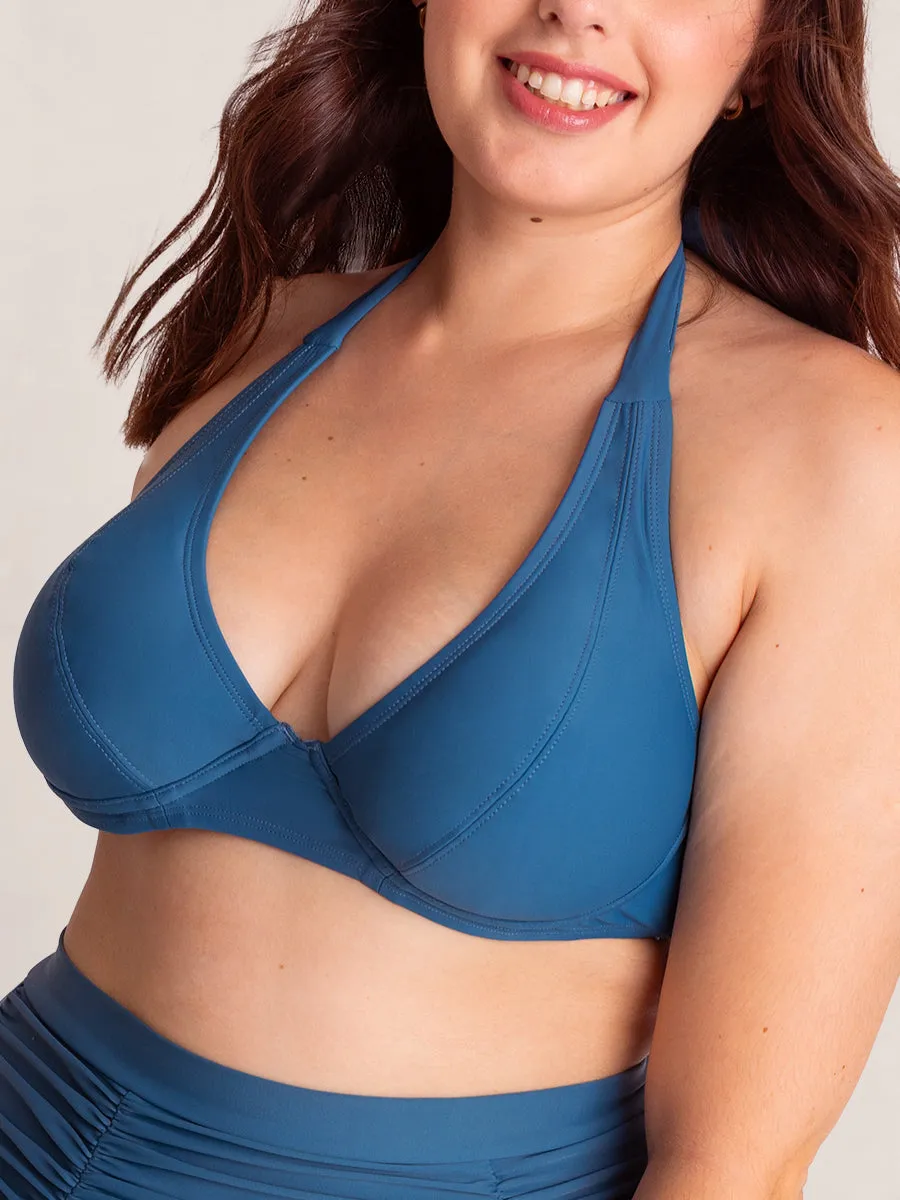 Shapermint Essentials 2-Pack Full Coverage Halter Bikini Top