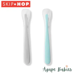 Skip Hop Easy - Feed Spoons - Grey/Soft Teal