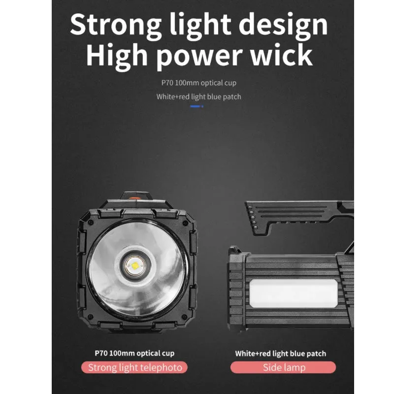 Solar Powered Rechargeable Floodlight W5468-2