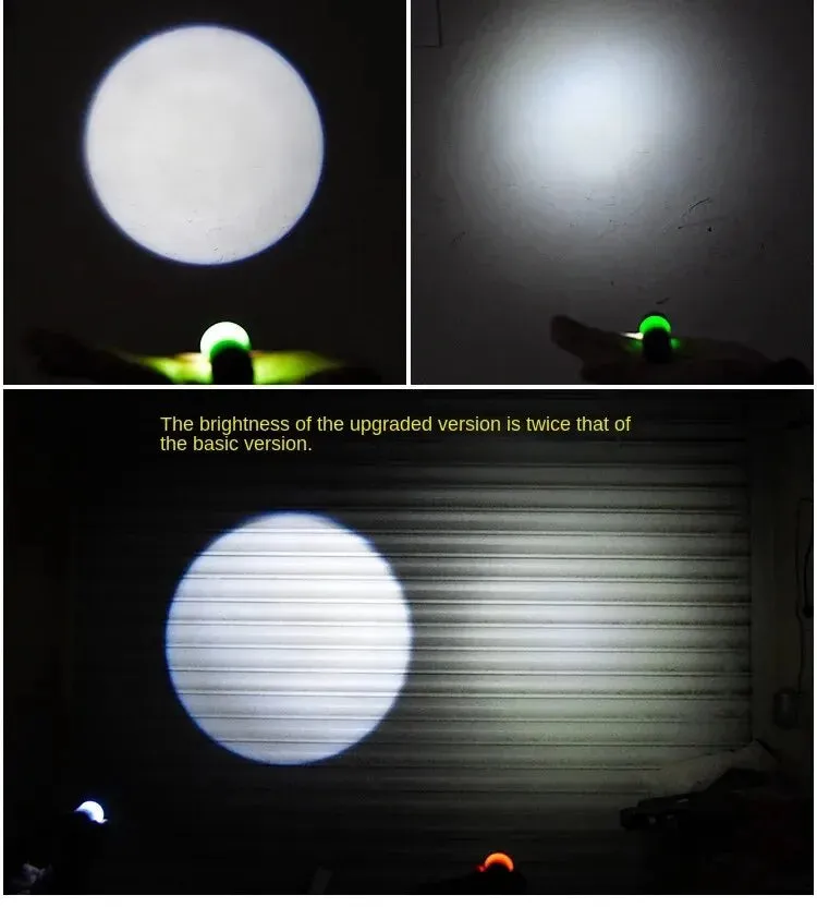 Super Bright Mini Flashlight Usb Rechargeable Keychain Small Flashlight Led Strong Light Waterproof Travel Portable