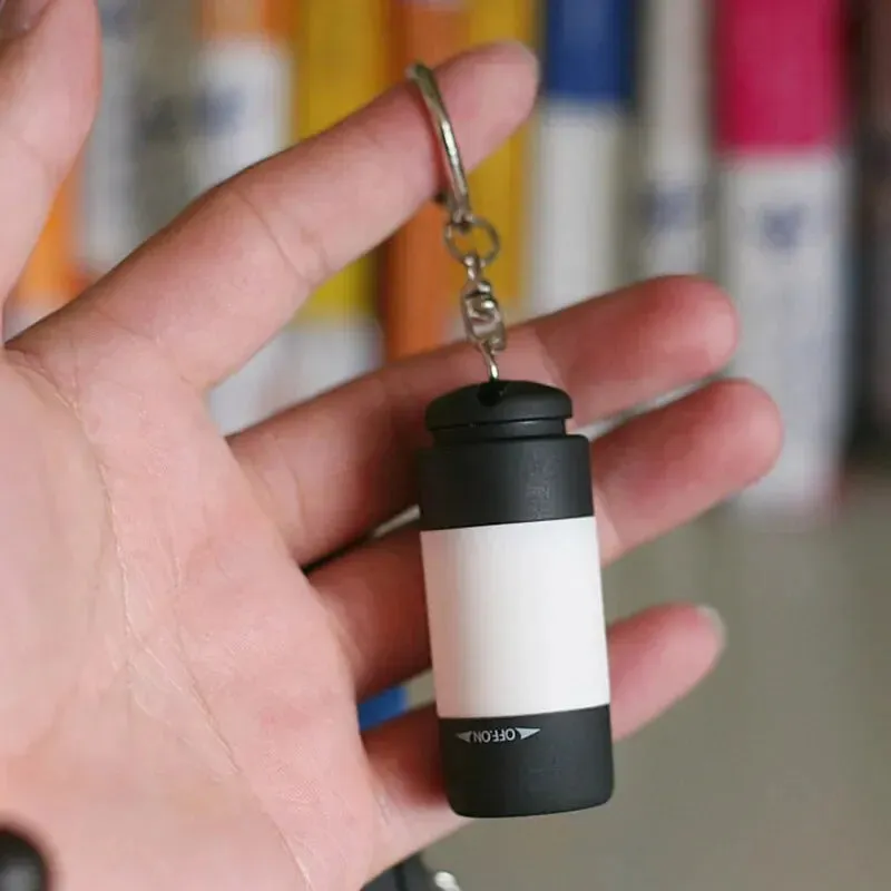 Super Bright Mini Flashlight Usb Rechargeable Keychain Small Flashlight Led Strong Light Waterproof Travel Portable