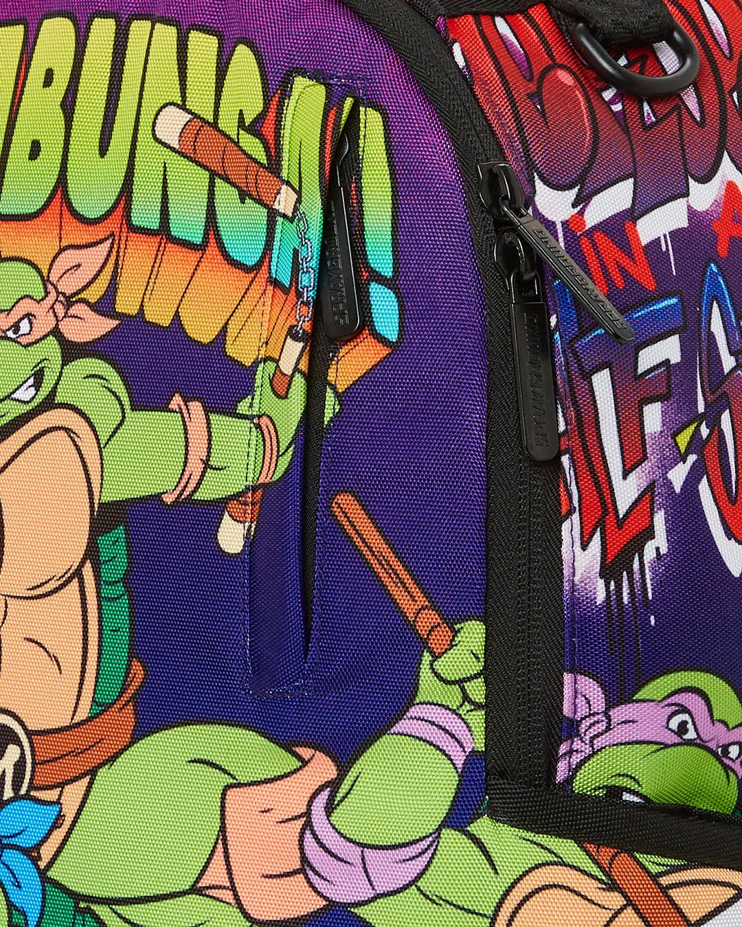 Tmnt On The Run On Backpack