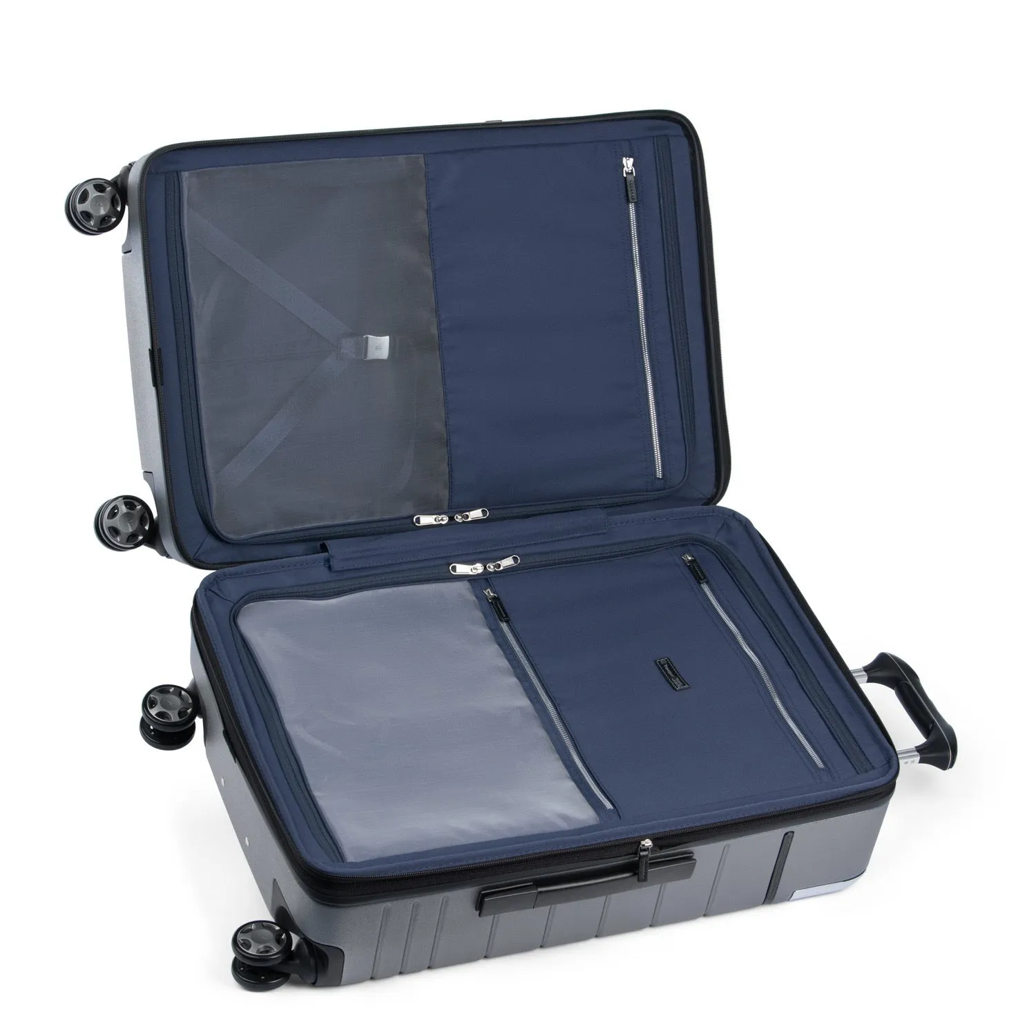 Travelpro® x Travel   Leisure Medium Check-in Spinner and Drop-Bottom Weekender Bag Luggage Set