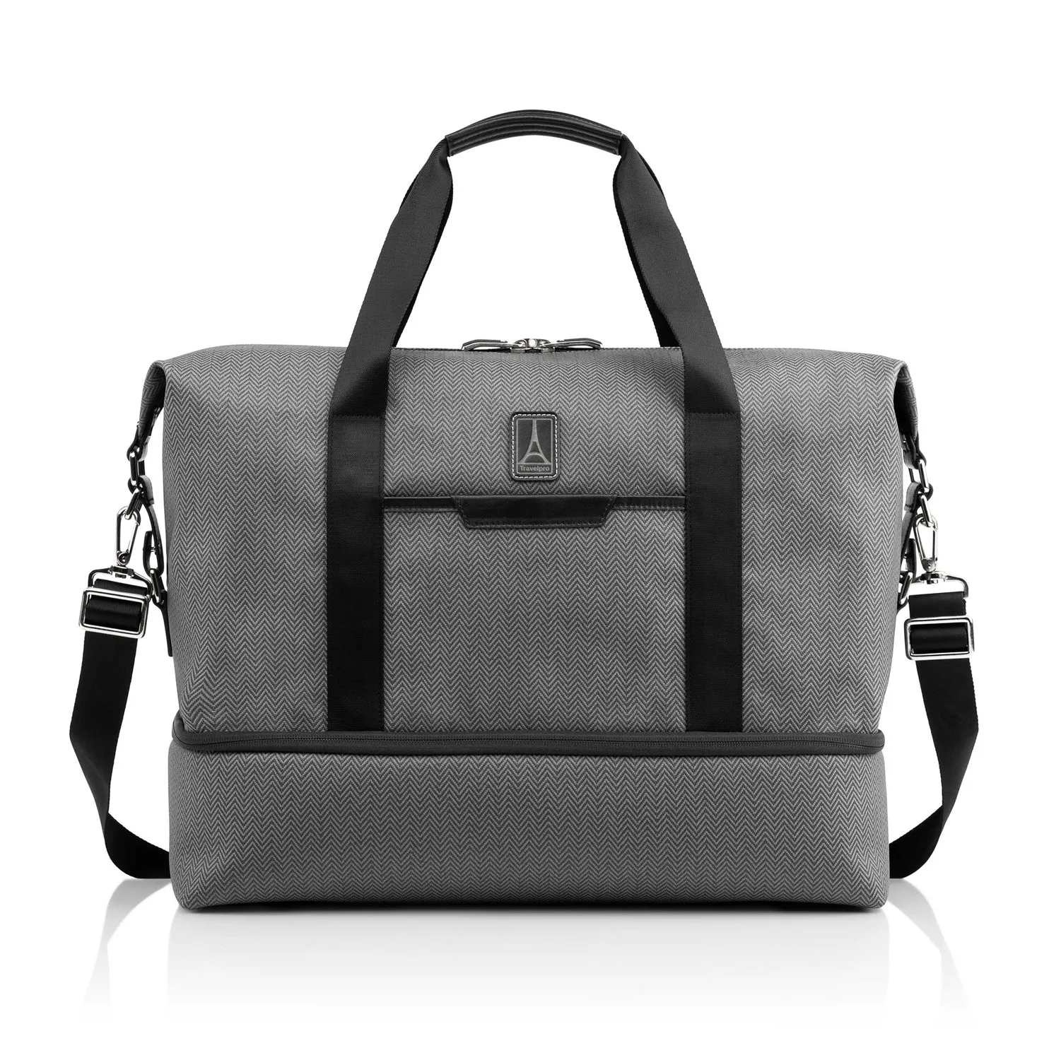 Travelpro® x Travel   Leisure Medium Check-in Spinner and Drop-Bottom Weekender Bag Luggage Set