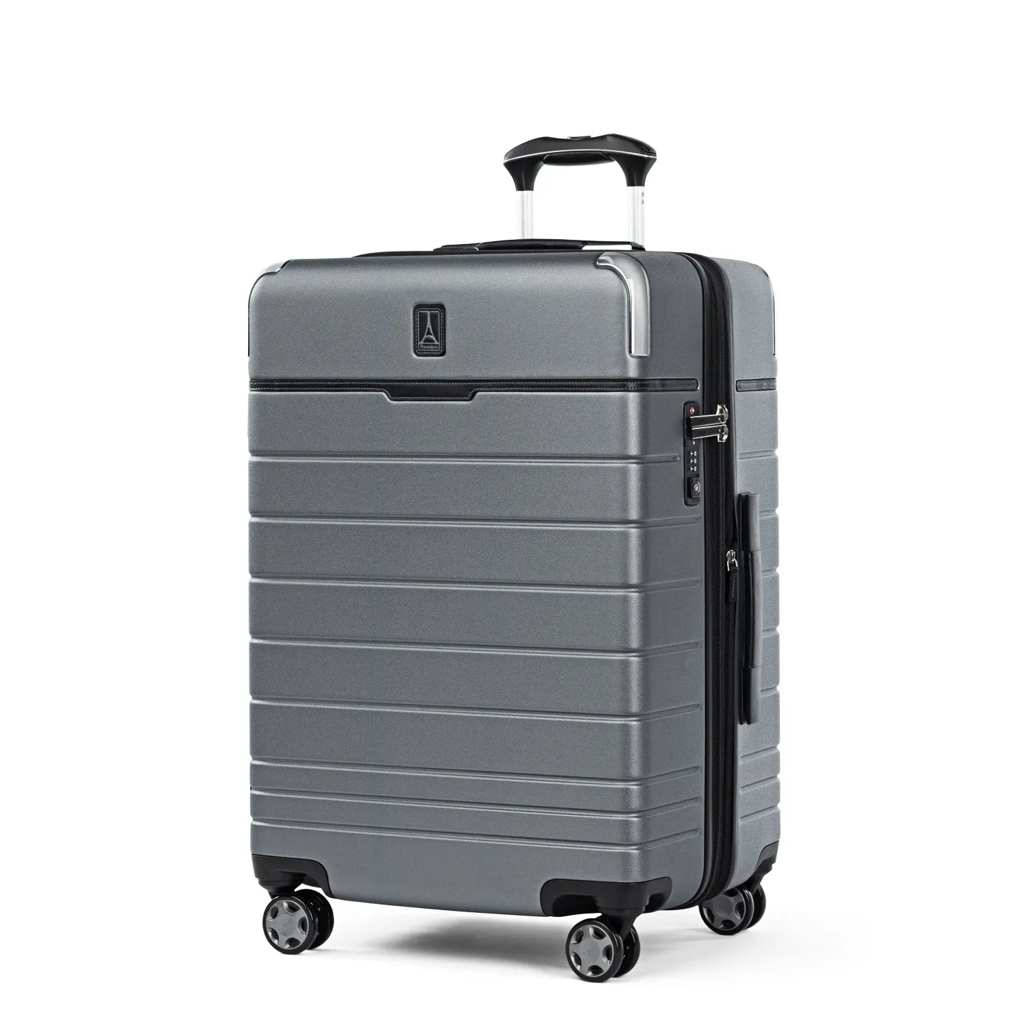 Travelpro® x Travel   Leisure Medium Check-in Spinner and Drop-Bottom Weekender Bag Luggage Set