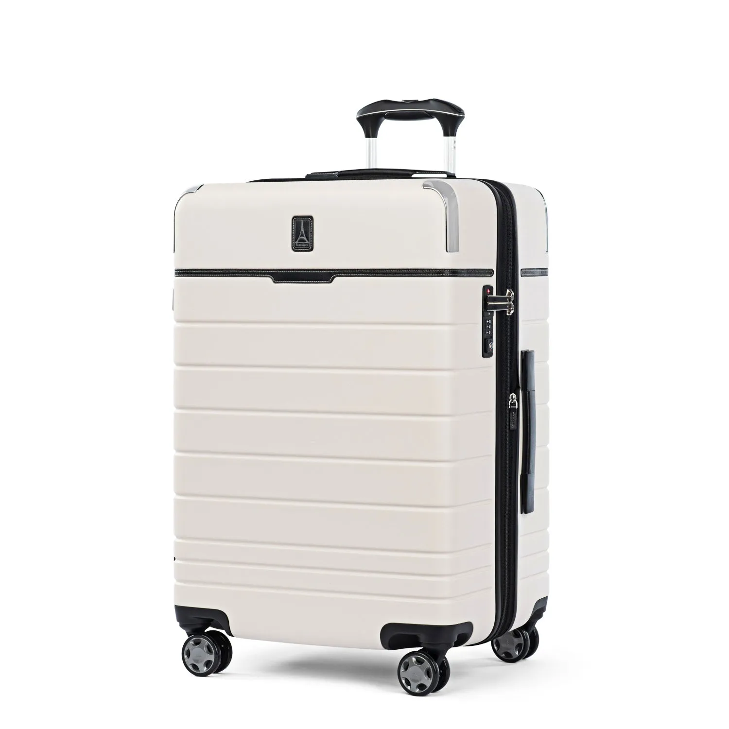 Travelpro® x Travel   Leisure Medium Check-in Spinner and Drop-Bottom Weekender Bag Luggage Set