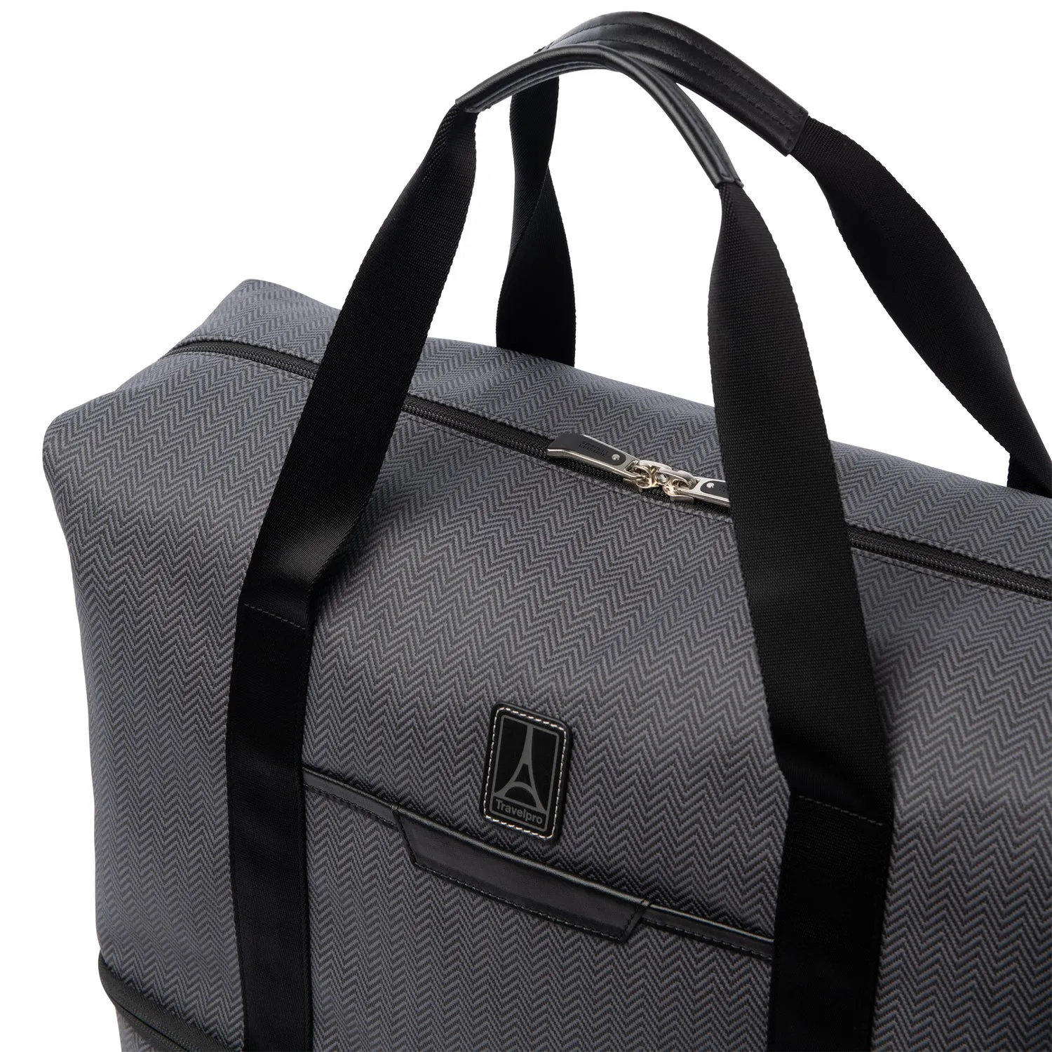 Travelpro® x Travel   Leisure Medium Check-in Spinner and Drop-Bottom Weekender Bag Luggage Set