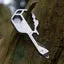 Twin Pack = 2 x 24 - 1 Key Ring Multi Purpose Tools Key Stainless Steel