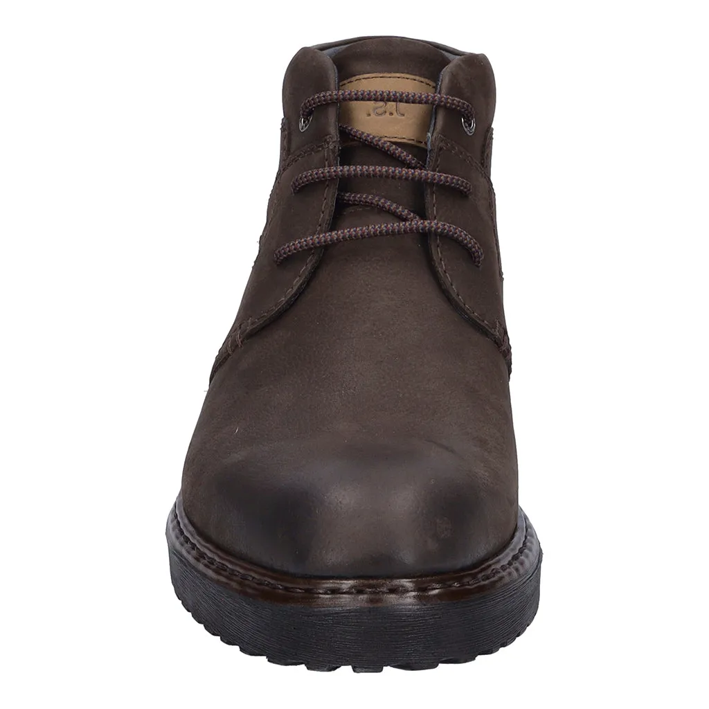 Waterproof Lace Up Boot - Brown