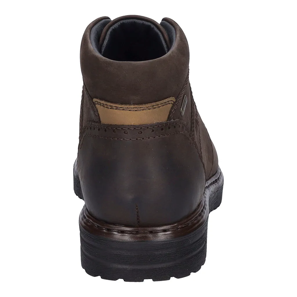 Waterproof Lace Up Boot - Brown