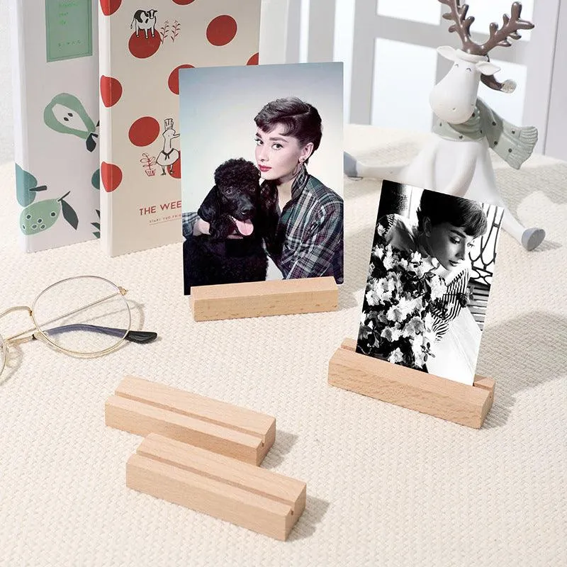 Wood Display Photo Postcard Stand NP-070058
